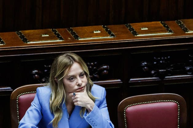June 11, 2026, Rome, Italia, Italy: The response of the President of the Council of Ministers Giorgia Meloni, during the communications in view of the European Council Rome, 11 06 2026 *** Local Caption *** La replica della Presidente del Consiglio dei Ministri Giorgia Meloni Consiglio durante le comunicazioni in vista del Consiglio Europeo Roma, 11 06 2026 Rome Italy  - ZUMAa289 20260611_zia_a289_056 Copyright: xFrancescoxFotiax xAgfx