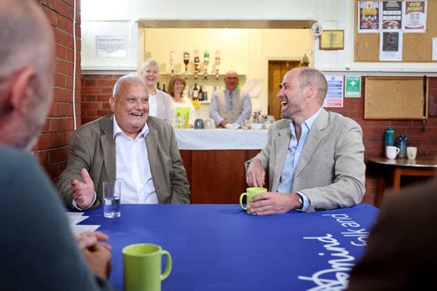 . 11 06 2026. KingÕs Lynn, United Kingdom. Prince William during a visit to a local mental health charity in KingÕs Lynn, United Kingdom  xPoolx xi-Imagesx IIM-26825-0014