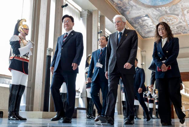 June 11, 2026, Rome, Rome, Italy: President Sergio Mattarella and President Lee Jae Myung of the Republic of Korea, Rome, 11 06 2020 Rome Italy  - ZUMAa289 20260611_zia_a289_111 Copyright: xPaoloxGiandottix xAgfx