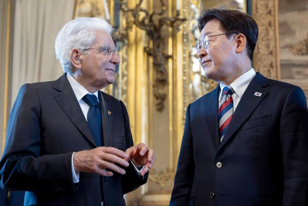 June 11, 2026, Rome, Rome, Italy: President Sergio Mattarella and President Lee Jae Myung of the Republic of Korea, Rome, 11 06 2020 Rome Italy  - ZUMAa289 20260611_zia_a289_112 Copyright: xPaoloxGiandottix xAgfx