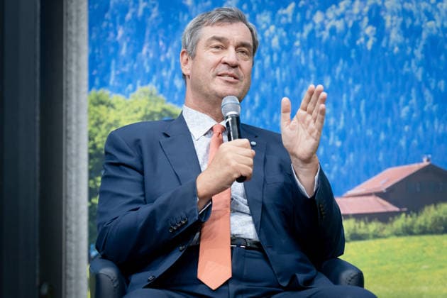Talk 60 , Vertretung des Freistaates Bayern beim Bund Berlin, Talk 60 , Vertretung des Freistaates Bayern beim Bund, Markus Söder, Ministerpräsident Bayern Berlin Berlin GER *** Talk 60 , Representation of the Free State of Bavaria to the Federal Government Berlin, Talk 60 , Representation of the Free State of Bavaria to the Federal Government, Markus Söder, Prime Minister of Bavaria Berlin Berlin GER
