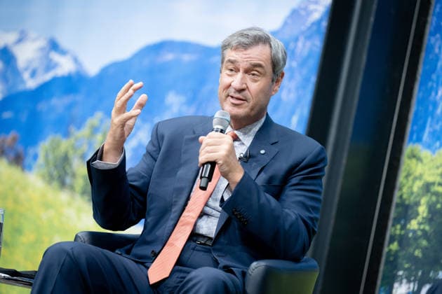 Talk 60 , Vertretung des Freistaates Bayern beim Bund Berlin, Talk 60 , Vertretung des Freistaates Bayern beim Bund, Markus Söder, Ministerpräsident Bayern Berlin Berlin GER *** Talk 60 , Representation of the Free State of Bavaria to the Federal Government Berlin, Talk 60 , Representation of the Free State of Bavaria to the Federal Government, Markus Söder, Prime Minister of Bavaria Berlin Berlin GER