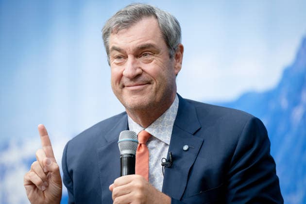 Talk 60 , Vertretung des Freistaates Bayern beim Bund Berlin, Talk 60 , Vertretung des Freistaates Bayern beim Bund, Markus Söder, Ministerpräsident Bayern Berlin Berlin GER *** Talk 60 , Representation of the Free State of Bavaria to the Federal Government Berlin, Talk 60 , Representation of the Free State of Bavaria to the Federal Government, Markus Söder, Prime Minister of Bavaria Berlin Berlin GER
