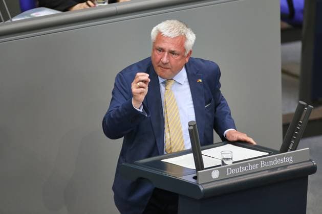 Berlin, Deutschland, 11.06.2026: Deutscher Bundestag: 83. Bundestagssitzung: Knut Abraham, CDU *** Berlin, Germany, 11 06 2026 German Bundestag 83 Bundestag session Knut Abraham, CDU Copyright: xdtsxNachrichtenagenturx dts_122646