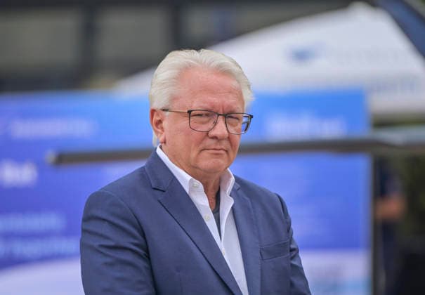 Armin Theodor Papperger, Manager, Vorstandsvorsitzender Rüstungskonzern Rheinmetall, Luftfahrtmesse ILA 2026, Berlin ExpoCenter Airport, Schönefeld, Brandenburg, Deutschland *** Armin Theodor Papperger, Manager, Chairman of the Executive Board of the Rheinmetall armaments group, ILA 2026 air show, Berlin ExpoCenter Airport, Schönefeld, Brandenburg, Germany