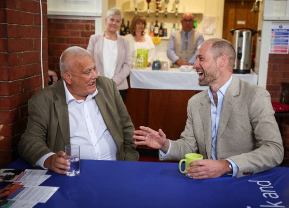 The Prince of Wales visits Norfolk and Waveney Mind 11 06 2026, Norfolk, UK. The Prince of Wales visits local charity the Norfolk and Waveney Mind at Anmer Social Club in Norfolk, the charity delivers vital mental health support for the Northwest Norfolk community., Credit:Andrew Parsons Kensington Palace B66 Avalon UK, Norfolk, Anmer  Copyright: xAndrewxParsonsx xKensingtonxPalacex xB66x xAvalonx 1109486300