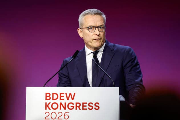 Karsten Wildberger beim BDEW Kongress 2026 in der Station . Berlin, 11.06.2026 *** Karsten Wildberger at the BDEW Congress 2026 in the Berlin Station, 11 06 2026 Foto:xR.xSchmiegeltx xFuturexImagex bdew_6628