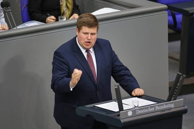 Berlin, Deutschland, 11.06.2026: Deutscher Bundestag: 81. Bundestagssitzung: Johannes Volkmann, CDU *** Berlin, Germany, 11 06 2026 German Bundestag 81 Bundestag session Johannes Volkmann, CDU Copyright: xdtsxNachrichtenagenturx dts_122651