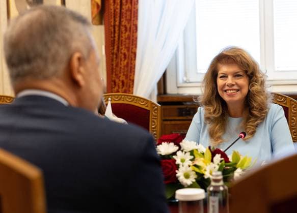 Hakan Fidan - Iliyana Yotova meeting in Sofia SOFIA, BULGARIA - JUNE 11: Turkish Foreign Minister Hakan Fidan meets with President of Bulgaria Iliyana Yotova in Sofia, Bulgaria on June 11, 2026. Murat Gok Anadolu Sofia Bulgaria. Editorial use only. Please get in touch for any other usage.  Copyright: x2026xAnadoluxMuratxGokx