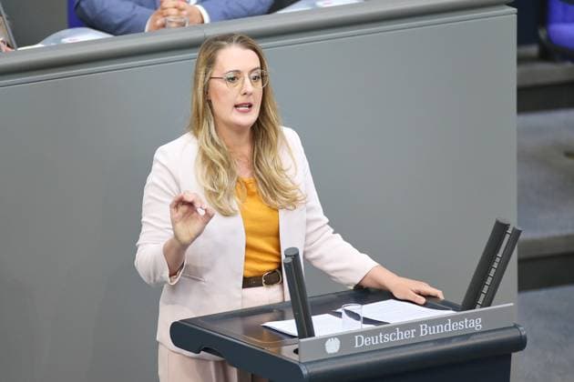 Berlin, Deutschland, 11.06.2026: Deutscher Bundestag: 83. Bundestagssitzung: Katharina Dröge, Grüne *** Berlin, Germany, 11 06 2026 German Bundestag 83 Bundestag session Katharina Dröge, Greens Copyright: xdtsxNachrichtenagenturx dts_122507