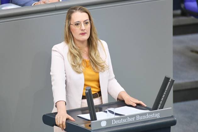 Berlin, Deutschland, 11.06.2026: Deutscher Bundestag: 83. Bundestagssitzung: Katharina Dröge, Grüne *** Berlin, Germany, 11 06 2026 German Bundestag 83 Bundestag session Katharina Dröge, Greens Copyright: xdtsxNachrichtenagenturx dts_122508