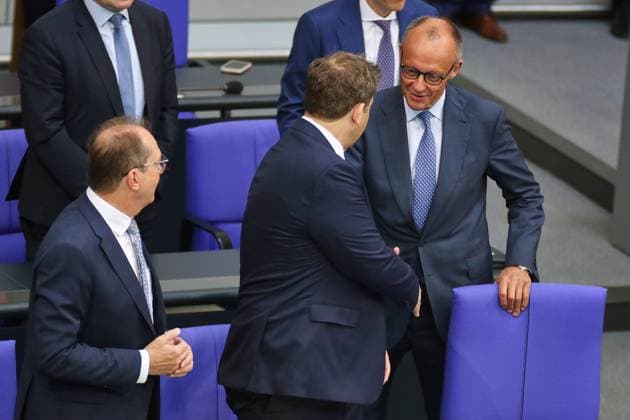 Berlin, Deutschland, 11.06.2026: Deutscher Bundestag: 83. Bundestagssitzung: Bundesminister des Innern Alexander Dobrindt (CSU), Bundesminister der Finanzen Lars Klingbeil (SPD) und Bundeskanzler Friedrich Merz (CDU) *** Berlin, Germany, 11 06 2026 German Bundestag 83 Bundestag session Federal Minister of the Interior Alexander Dobrindt CSU , Federal Minister of Finance Lars Klingbeil SPD and Federal Chancellor Friedrich Merz CDU Copyright: xdtsxNachrichtenagenturx dts_122608