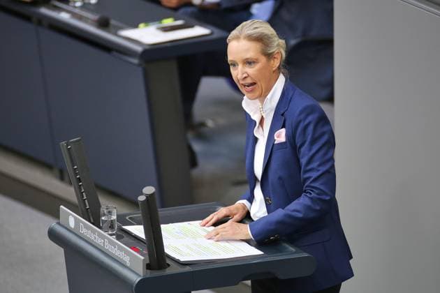 Berlin, Deutschland, 11.06.2026: Deutscher Bundestag: 83. Bundestagssitzung: Alice Weidel, AfD *** Berlin, Germany, 11 06 2026 German Bundestag 83 Bundestag session Alice Weidel, AfD Copyright: xdtsxNachrichtenagenturx dts_122594