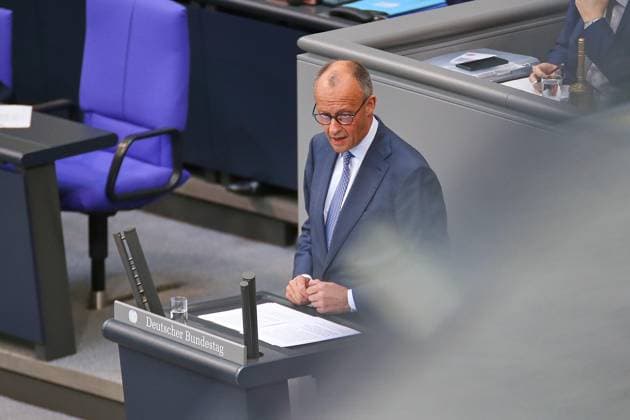 Berlin, Deutschland, 11.06.2026: Deutscher Bundestag: 83. Bundestagssitzung: Bundeskanzler Friedrich Merz (CDU) *** Berlin, Germany, 11 06 2026 German Bundestag 83 Bundestag session Federal Chancellor Friedrich Merz CDU Copyright: xdtsxNachrichtenagenturx dts_122599
