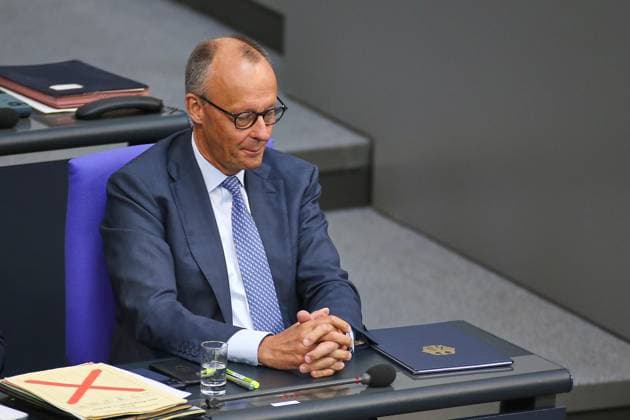 Berlin, Deutschland, 11.06.2026: Deutscher Bundestag: 83. Bundestagssitzung: Bundeskanzler Friedrich Merz (CDU) *** Berlin, Germany, 11 06 2026 German Bundestag 83 Bundestag session Federal Chancellor Friedrich Merz CDU Copyright: xdtsxNachrichtenagenturx dts_122610
