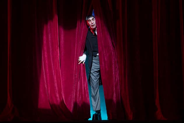 June 11, 2026, Madrid, Madrid, Spain: JAVIER NAVARES performs on stage during the theatre play of The Addams Family The Musical at the Calderon Theater on June 11, 2026 in Madrid, Spain. Madrid Spain  - ZUMAc312 20260611_zsp_c312_002 Copyright: xOscarxManuelxSanchezx