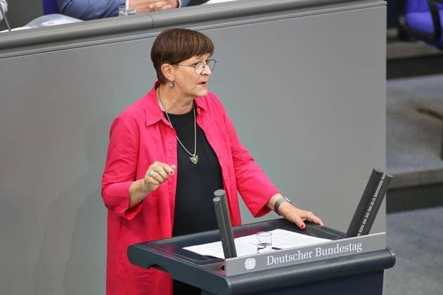 Berlin, Deutschland, 11.06.2026: Deutscher Bundestag: 83. Bundestagssitzung: Saskia Esken, SPD *** Berlin, Germany, 11 06 2026 German Bundestag 83 Bundestag session Saskia Esken, SPD Copyright: xdtsxNachrichtenagenturx dts_122544