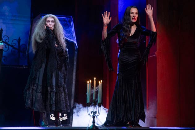June 11, 2026, Madrid, Madrid, Spain: AMPARO SAIZAR and NATALIA MILLAN performs on stage during the theatre play of The Addams Family The Musical at the Calderon Theater on June 11, 2026 in Madrid, Spain. Madrid Spain  - ZUMAc312 20260611_zsp_c312_005 Copyright: xOscarxManuelxSanchezx