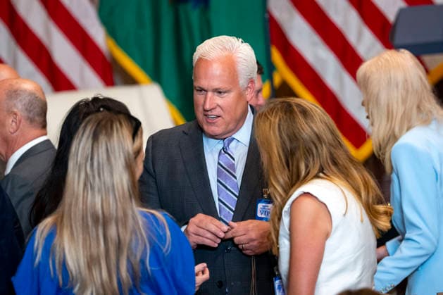 President of CPAC Matt Schlapp attends an event with First Lady Melania Trump and Treasury Secretary Scott Bessent during an event at the Treasury Department in Washington, DC on Thursday, June 11, 2026. The administration announced the launch of Fostering the Future Accounts as part of Trump Accounts and the First Lady s Fostering the Future initiative.  WAP20260611316 BONNIExCASH