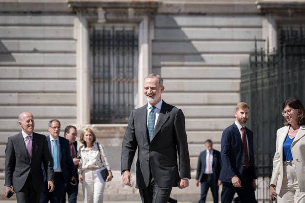 The King presides over the commemoration of the centenary of the Hydrographic Confederations King Felipe VI during the commemoration of the centenary of the creation of the Hydrographic Confederations, at the Royal Collections Gallery, on June 11, 2026, in Madrid Spain This event pays tribute to the century of unified management of the Spanish river basins, a pioneering model of water administration and civil engineering fundamental for the countrys agricultural and environmental development 11 JUNE 2026 Diego Radamé Madrid Madrid Madrid Spain  Copyright: xDiegoxRadamÃ sx 7589444