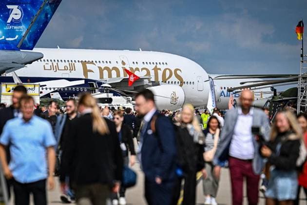 Internationale Luftfahrtausstellung ILA - Berliner Betriebe stellen aus ** NUR FÜR REDAKTIONELLE ZWECKE ** EDITORIAL USE ONLY **<p>Internationale Luftfahrtausstellung ILA - Berliner Betriebe stellen aus, fotografiert am 11.06.2026 in Berlin. Berlin Berlin Berlin Copyright: MaurizioxGambarini *** International Air Show ILA Berlin companies exhibit FOR EDITORIAL PURPOSES ONLY EDITORIAL USE ONLY p International Air Show ILA Berlin companies exhibit, photographed on 11 06 2026 in Berlin Berlin Berlin Berlin Copyright MaurizioxGambarini Copyright: MaurizioxGambarini doc868t7honbljc671ztmf ,EDITORIAL USE ONLY