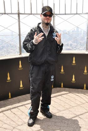 NEW YORK, NY- JUNE 11: Farruko lights the Empire State Building to celebrate the 2026 National Puerto Rican Day Parade on June 11, 2026 in New York City. Copyright: xmpi099 MediaPunchx