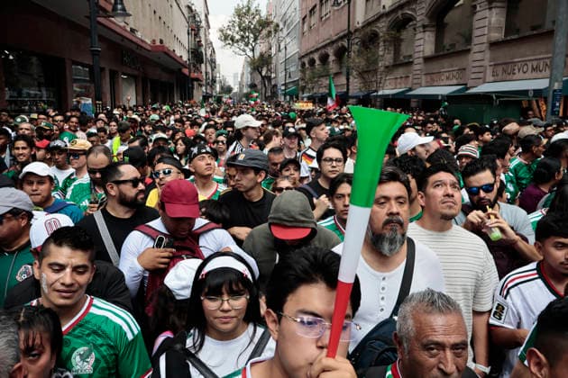 June 11, 2026, Mexico City, Cdmx, Mexico: The opening ceremony of the third FIFA World Cup 2026 in Mexico City has begun, broadcast live from Plaza de la ConstitucioÂ³n as part of the FIFA Fan Festival. Soccer fans are lining up in the streets to gather in the ZoÂ³calo for the opening match between the Mexican National Team and South Africa, which kicks off at 1:00 PM. Wearing jerseys, wigs, and carrying World Cup trophies, thousands of Mexicans and foreigners are coming together to enjoy the world s biggest sporting event. Mexico City Mexico  - ZUMAp204 20260611_zip_p204_023 Copyright: xJosuexPerezx