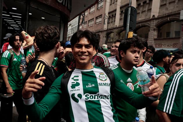June 11, 2026, Mexico City, Cdmx, Mexico: The opening ceremony of the third FIFA World Cup 2026 in Mexico City has begun, broadcast live from Plaza de la ConstitucioÂ³n as part of the FIFA Fan Festival. Soccer fans are lining up in the streets to gather in the ZoÂ³calo for the opening match between the Mexican National Team and South Africa, which kicks off at 1:00 PM. Wearing jerseys, wigs, and carrying World Cup trophies, thousands of Mexicans and foreigners are coming together to enjoy the world s biggest sporting event. Mexico City Mexico - ZUMAp204 20260611_zip_p204_018 Copyright: xJosuexPerezx