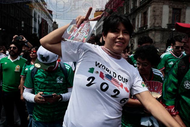June 11, 2026, Mexico City, Cdmx, Mexico: The opening ceremony of the third FIFA World Cup 2026 in Mexico City has begun, broadcast live from Plaza de la ConstitucioÂ³n as part of the FIFA Fan Festival. Soccer fans are lining up in the streets to gather in the ZoÂ³calo for the opening match between the Mexican National Team and South Africa, which kicks off at 1:00 PM. Wearing jerseys, wigs, and carrying World Cup trophies, thousands of Mexicans and foreigners are coming together to enjoy the world s biggest sporting event. Mexico City Mexico  - ZUMAp204 20260611_zip_p204_027 Copyright: xJosuexPerezx