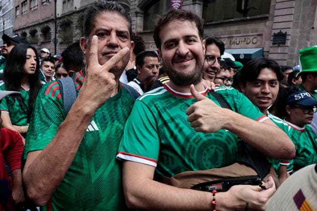 June 11, 2026, Mexico City, Cdmx, Mexico: The opening ceremony of the third FIFA World Cup 2026 in Mexico City has begun, broadcast live from Plaza de la ConstitucioÂ³n as part of the FIFA Fan Festival. Soccer fans are lining up in the streets to gather in the ZoÂ³calo for the opening match between the Mexican National Team and South Africa, which kicks off at 1:00 PM. Wearing jerseys, wigs, and carrying World Cup trophies, thousands of Mexicans and foreigners are coming together to enjoy the world s biggest sporting event. Mexico City Mexico - ZUMAp204 20260611_zip_p204_021 Copyright: xJosuexPerezx