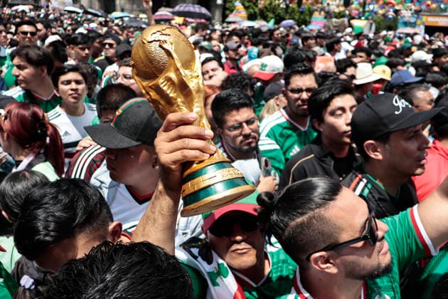 June 11, 2026, Mexico City, Cdmx, Mexico: The opening ceremony of the third FIFA World Cup 2026 in Mexico City has begun, broadcast live from Plaza de la ConstitucioÂ³n as part of the FIFA Fan Festival. Soccer fans are lining up in the streets to gather in the ZoÂ³calo for the opening match between the Mexican National Team and South Africa, which kicks off at 1:00 PM. Wearing jerseys, wigs, and carrying World Cup trophies, thousands of Mexicans and foreigners are coming together to enjoy the world s biggest sporting event. Mexico City Mexico - ZUMAp204 20260611_zip_p204_032 Copyright: xJosuexPerezx
