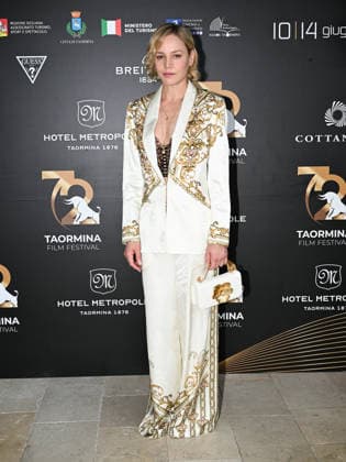 IPA85584570 - Taormina, 72nd Taormina Film Fest 2026 Night 2, Cocktail Reception Pictured: Abbie Cornish  Copyright: xMaurizioxD avanzox xDxAvanzo Mangiarottix 85584570