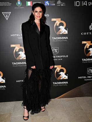 IPA85585425 - Taormina, 72nd Taormina Film Fest 2026 Night 2, Cocktail Reception Pictured: Anna Valle  Copyright: xMaurizioxD avanzox xDxAvanzo Mangiarottix 85585425