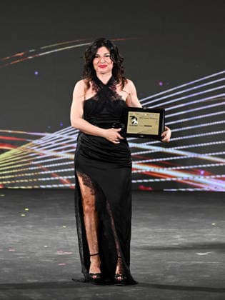 IPA85589226 - Taormina, 72nd Taormina Film Fest 2026 Night 2, Awards Ceremony. Pictured: Giusy Ferreri  Copyright: xManuelexMangiarottix xDxAvanzo Mangiarottix 85589226