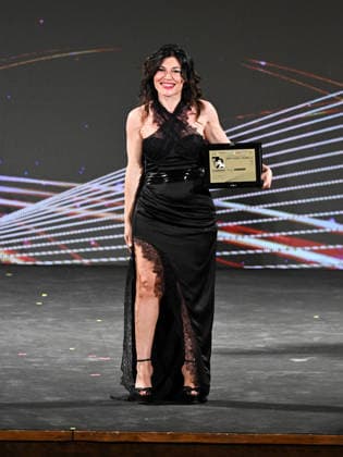 IPA85589227 - Taormina, 72nd Taormina Film Fest 2026 Night 2, Awards Ceremony. Pictured: Giusy Ferreri  Copyright: xManuelexMangiarottix xDxAvanzo Mangiarottix 85589227