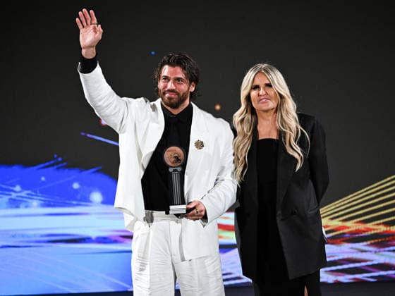 IPA85590806 - Taormina, 72nd Taormina Film Fest 2026 Night 2, Awards Ceremony Pictured: Can Yaman, Tiziana Rocca  Copyright: xMaurizioxD avanzox xDxAvanzo Mangiarottix 85590806