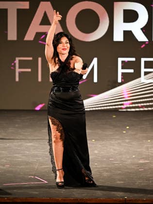 IPA85589100 - Taormina, 72nd Taormina Film Fest 2026 Night 2, Awards Ceremony Pictured: Giusy Ferreri  Copyright: xMaurizioxD avanzox xDxAvanzo Mangiarottix 85589100