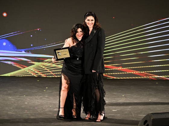 IPA85589108 - Taormina, 72nd Taormina Film Fest 2026 Night 2, Awards Ceremony Pictured: Giusy Ferreri, Anna Valle  Copyright: xMaurizioxD avanzox xDxAvanzo Mangiarottix 85589108