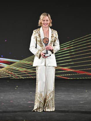 IPA85589235 - Taormina, 72nd Taormina Film Fest 2026 Night 2, Awards Ceremony. Pictured: Abbie Cornish  Copyright: xManuelexMangiarottix xDxAvanzo Mangiarottix 85589235