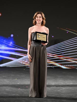 IPA85589238 - Taormina, 72nd Taormina Film Fest 2026 Night 2, Awards Ceremony. Pictured: Fernanda Torres  Copyright: xManuelexMangiarottix xDxAvanzo Mangiarottix 85589238