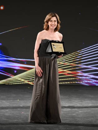 IPA85589240 - Taormina, 72nd Taormina Film Fest 2026 Night 2, Awards Ceremony. Pictured: Fernanda Torres  Copyright: xManuelexMangiarottix xDxAvanzo Mangiarottix 85589240