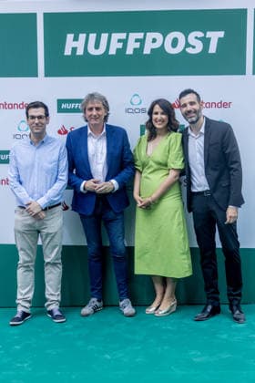 Photocall of the 14th anniversary party of El HuffPost HuffPost director Laura Riestra, Mayor Soria Carlos Martínez Mínguez, during the photocall on the occasion of the 14th anniversary of El HuffPost, at the Museo Lázaro Galdiano, June 11, 2026, in Madrid Spain The event brings together numerous personalities from politics, culture, journalism and entertainment to commemorate the trajectory of the digital newspaper of Grupo Prisa in the Spanish news scene Spain  Copyright: xRicardoxRubiox 7590448