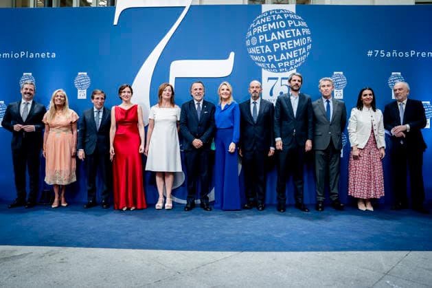 Gala commemorating the 75th Anniversary of the Planeta Prize in Madrid Mariano de Paco, Rocío Albert, José Luis Martínez Almeida, Isabel Díaz Ayuso, Francina Armengol, José Creuheras, Pedro Rollán, Ernest Urtasun, Alberto Núnez Feijóo during the institutional act of the 75th Anniversary of the Planeta Prize, at the Palacio de Cibeles, on June 11, 2026, in Madrid Spain This literary event, chaired by publisher José Creuheras, reviews the history of the award and of Grupo Planeta, created in 1949, and its role in the promotion of literature in Spanish During the gala, tribute is paid to the winners of the award and to the works that have marked the history of the contest A Pé MADRID Espana MADRID Espana Espana Espana  Copyright: xA.xPÃ rezxMecax 7590662