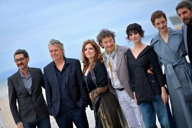 40th Cabourg Film Festival Day 2 FC David Foenkinos, Éric Viellard, Agnès Jaoui, Robert Charlebois, Claire Chust, Vicky Krieps, Damien Bonnard, Didar Domehri and Eric Slabiak attend the Jury photocall during Day Two of the 40th Cabourg Film Festival on June 11, 2026 in Cabourg, France. Photo by Franck Castel ABACAPRESS.COM Cabourg  Copyright: xCastelxFranck ABACAx