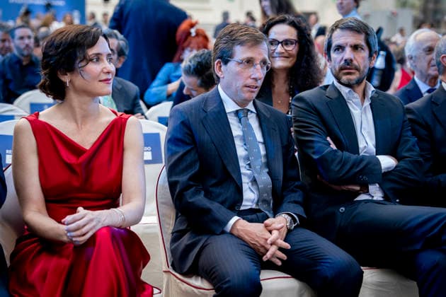 Gala commemorating the 75th Anniversary of the Planeta Prize in Madrid The president of the Community of Madrid, Isabel Díaz Ayuso, the Mayor of Madrid, José Luis Martínez Almeida and the Minister of Culture, Ernest Urtasun during the institutional act of the 75th Anniversary of the Planeta Prize, at the Palacio de Cibeles, on June 11, 2026, in Madrid Spain This literary event, chaired by publisher José Creuheras, reviews the history of the award and of Grupo Planeta, created in 1949, and its role in the promotion of literature in Spanish During the gala, tribute is paid to the winners of the award and to the works that have marked the history of the competition A Pé MADRID Espana MADRID Espana Espana Espana  Copyright: xA.xPÃ rezxMecax 7590721
