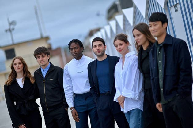 40th Cabourg Film Festival Day 2 FC Fleur Geffrier, Julien De Saint-Jean, Yann Gael, Xavier Dolan, Mara Taquin, Angelina Woreth and Akihiro Hata attend the Short Film Jury photocall during Day Two of the 40th Cabourg Film Festival on June 11, 2026 in Cabourg, France. Photo by Franck Castel ABACAPRESS.COM Cabourg  Copyright: xCastelxFranck ABACAx