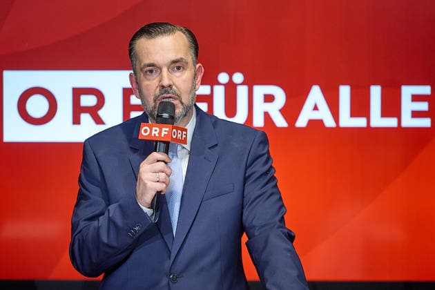 - Wien 12.06.2026 - Wahl ORF-Generaldirektor - Heute fand im ORF-Zentrum die vorgezogene Wahl des neuen Generaldirektors durch den ORF-Stiftungsrat statt. 9 Kandidatinnen waren zum heutigen Heraing vor dem Stiftungsrat geladen. Nach über 15 Stunden an Hearings der 9 KandidatInnen und der anschliessenden Wahl im Stiftungsrat wurde der die neue Generaldirektorin den Medien im Rahmen einer PK vorgestellt. PHOTO: der neue ORF-Generaldirektor Clemens Pig ehemaliger CEO der APA. Vienna (AUSTRIA) - Election of the ORF Director-General – Today, the ORF Foundation Board held an early election for the new Director-General at the ORF Centre. Österreichischer Rundfunk, öffentlich rechtlicher, Staatsfunk, Generaldirektorin, Wahl, ORF, TV, Radio 