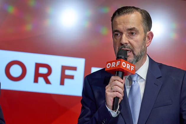 - Wien 12.06.2026 - Wahl ORF-Generaldirektor - Heute fand im ORF-Zentrum die vorgezogene Wahl des neuen Generaldirektors durch den ORF-Stiftungsrat statt. 9 Kandidatinnen waren zum heutigen Heraing vor dem Stiftungsrat geladen. Nach über 15 Stunden an Hearings der 9 KandidatInnen und der anschliessenden Wahl im Stiftungsrat wurde der die neue Generaldirektorin den Medien im Rahmen einer PK vorgestellt. PHOTO: der neue ORF-Generaldirektor Clemens Pig ehemaliger CEO der APA. Vienna (AUSTRIA) - Election of the ORF Director-General – Today, the ORF Foundation Board held an early election for the new Director-General at the ORF Centre. Österreichischer Rundfunk, öffentlich rechtlicher, Staatsfunk, Generaldirektorin, Wahl, ORF, TV, Radio 