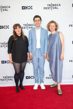 Just Look Up Premiere, 25th Tribeca Film Festival in New York, USA - 11 Jun 2026 (L-R) Betsy Hershey, Michael Greenberg and Emma Wall attend the Just Look Up Premiere during the 2026 Tribeca Film Festival at SVA Theater. New York United States Copyright: xRonxAdarx xSOPAxImagesx _radar_jlu_06112026_00032