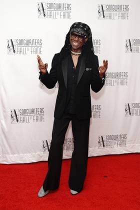 Nile Rodgers at arrivals for 2026 Songwriters Hall of Fame, New York Marriott Marquis Hotel, New York, NY, June 11, 2026. Photo By: Kristin Callahan Everett Collection 2026 Songwriters Hall of Fame PUBLICATIONXNOTxINxCANxCHNxFRAxITAxJPNxNORxPOLxRUSxESPxUKxUSA